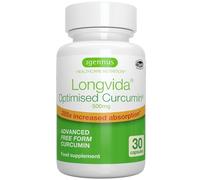 Igennus Longvida Optimised Curcumin 500mg, High Dose & 285x Increased Bioavailability, Rapid Absorption with Sustained Action, Vegan, 30 Capsules