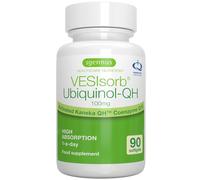 Igennus Maximum Absorption Vesisorb Kaneka Ubiquinol Coq10 100mg, 600% Higher Bioavailability, Body Ready Form Coenzyme Q10, Fast-Acting Water Soluble, 1 a Day 90 Softgels