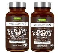 Igennus Methylated Multivitamin for Men & Women 2-Pack, All-Day Nutrient Delivery, Pure & Clean, Methylfolate & Methylcobalamin, High Strength MTHFR Supplement, Non-GMO & Halal, 30 Day Supply