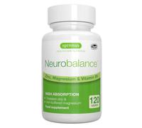 Neurobalance, High Absorption Zinc Picolinate 24mg, Magnesium & B6 for Adults & Kids, Clean Label, Brain Function, Sleep Aid, Muscle Recovery, Chelated, Vegan, 120 Tablets, 30-120 Servings, Igennus