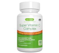 Super Vitamin C Complex 1000mg, High Absorption 24-Hour Action Pureway-C, Clean Ingredients, Non-Acidic & Gentle, Vegan, 60 One-A-Day Tablets, by Igennus