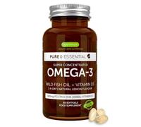 Igennus Ultra Pure Omega-3 Wild Fish Oil & Vitamin D3, 60 Servings