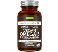 Igennus Pure & Essential Vegan Omega-3 & Astaxanthin - 60 Caps