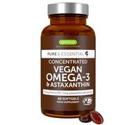 Igennus Pure & Essential Vegan Omega-3 & Astaxanthin - 60 Caps