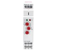 IGEYAPA Smart Timer, 10 Multifunctional Modes with Delay from 0.1s to 10 Days, DIN Rail Mounting, Ideal for Precise Industrial Control (GRT8-M2-AC/DC 12V-240V)