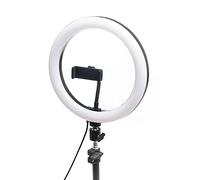 iggual 10" LED Ring Light Kit + Tripod 200cm