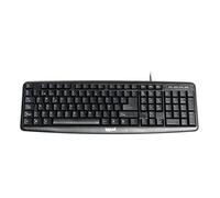 iggual - CK-Basic-120T Wired Keyboard | Basic Series Computer Keyboard - USB Keyboard Connection - Compatible with Windows, macOS, Linux - Laptop - Black