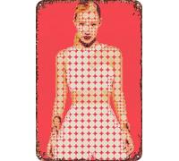 Iggy Azalea Vintage Metal Tin Signs Retro Garage Signs Posters Sign Man Cave Decor 8×12 Inch
