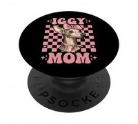 Iggy Mom Italian Greyhound Mom Mama Dog Mother's Day PopSockets Adhesive PopGrip