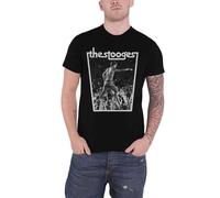 Iggy Pop Crowdwalk Logo T-Shirt in Black | Size: Medium Iggy Pop Black M