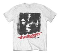Iggy Pop Four Faces T-Shirt in White | Size: XL Iggy Pop White XL