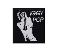 Iggy Pop Godfather of Punk Rock Iguana Patch Badge Embroidered Iron on Applique Patch Accessory