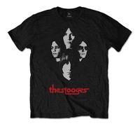 Iggy Pop Group Shot Logo T-Shirt in Black | Size: 2XL Iggy Pop Black 2XL