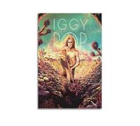 Iggy Pop Print Album Cover Signed Limited Poster,Music Cover Posters,Pop Hip Hop Rap Singer Star Music Poster Aesthetic Canvas Wall Art for Girl And Boy Teens Dorm Decor 12x18inch(30x45cm) Unframe-sty