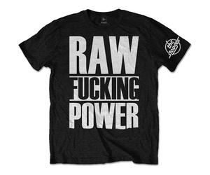 Iggy Pop Raw Power Band Logo T-Shirt in Black | Size: Medium Iggy Pop Black M