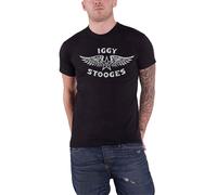 Iggy Pop Wings Band Logo T-Shirt in Black | Size: XL Iggy Pop Black XL
