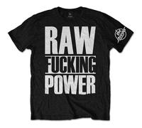 Iggy & The Stooges T Shirt Raw Power Band Logo new Official Mens Black