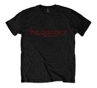 Iggy & The Stooges Vintage Logo Official Tee T-Shirt Mens Unisex (Medium) Black