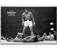 IGHSNZUH 1000 Piece Jigsaw Puzzle Muhammad Ali Boxer Boxing Poster Adults Children Toy Educational Game38*26Cm