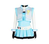 IGHSNZUH Cosplay Costume PowerPuff GirlsZ Anime Fancy Dress Costume For Halloween Carnival Festival(Bubbles,M)