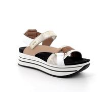 Igi&Co Women's D.skay Wedge Sandal, Beige White, 2 UK