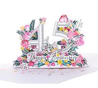 iGifts And Cards 45th Anniversary 3D Pop-Up Card - Enduring Love 6"x8"