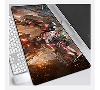 IGIRC Mouse Mat GUNDAM 800X300mm Mouse Pad,Perfect precision and speed Gaming Mouse Mat with 3mm-Thick Base,for notebooks, PC, E