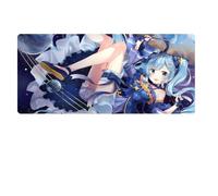 IGIRC Mouse Mat Hatsune Miku 800X300mm Mouse pad, Speed Gaming Mousepad,Extended XXL large Mousemat with 2mm-Thick Base,for notebooks, PC, G