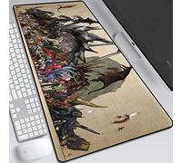 IGIRC Mouse Mat Monster Hunter 900X400mm Mouse pad, Speed Gaming Mousepad,Extended XXL large Mousemat with 3mm-Thick Base,for notebooks, PC, K