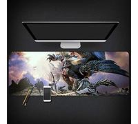 IGIRC Mouse Mat monster hunter Speed Gaming Mouse Pad | XXL Mousepad |900 x 400mm Large Size| 3mm-Thick Base | Perfect precision and speed, A