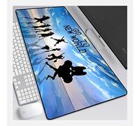 IGIRC Mouse Mat ONEPIECE 800X300mm Mouse Pad,Perfect precision and speed Gaming Mouse Mat with 3mm-Thick Base,for notebooks, PC, A