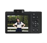 igital Camera 4K Video 48MP Photography, Compact Retro Point and Shoot Vlogging Camera with Flip Screen, Autofocus HD Screen for Student(Black)