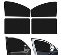 IGJCHUSYG 4 Pack Car Side Window Sun Shade Custom Fit for MG MG3 / MG4 EV / MG5 / MG6 / MG HS/MG, Magnetic Sunshade Breathable Mesh UV Protection Durable Sun Blocker Screen