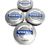 IGJCHUSYG 4 Pcs Hub Centre Caps for Volvo XC90 2 (II) 256 I 2015-2024, Waterproof Sunscreen Wear-Resistant Center Cap Wheel Hub caps Wheel Hub Car Wheel Center Hub Caps,Grey