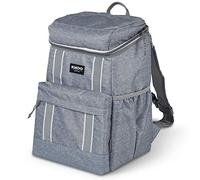 Igloo 30 Can Large Portable Insulated Soft Cooler Backpack Carry Bag, Light Gray