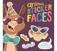 Igloo Books Ltd Animal Sticker Faces Paperback Book Igloo Books Ltd Multicolor