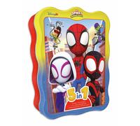 Igloo Books Marvel Spidey & Friends 5 in 1 Activity Book Tin