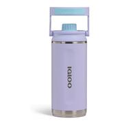 IGLOO Chug 36 Insulated Water Bottle, Stainless Steel Bottle, Purple, 1 Litre, Keeps Cold for up to 48 Hours