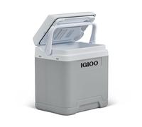 IGLOO IE27 DC Electric Cool Box, 26 Litres, Mini Fridge 12 V for Car, Boat and Leisure, Grey