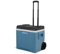 IGLOO IP42 COOL BOX WHEELED ROLLER COOLER 42L CAMPING FESTIVAL PICNIC ICE BLUE