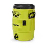 IGLOO Portable 5 Gallon Plastic Camping, Worksite, and Sporting Event Handwash Hand Washing Station Water Dispenser Jug with Spigot and Soap Caddy
