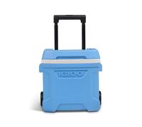 Igloo Profile II 16 Quart Wheeled Cooler Insulated Wheeled Cooler, Carolina Blue