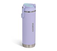 IGLOO Sipper 20 Insulated Stainless Steel Water Bottle, 0.6 L, Leak-Proof, Purple
