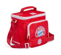 IGLOO Square Lunch Bag FC Bayern Munich Licensed Fan Item Red Cooler Bag with Club Logo Insulated Lunch Box with Shoulder Strap