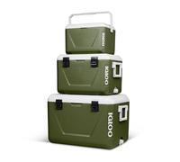 IGLOO Stackable Passive Cool Boxes 55, 27 and 11 Litre Set, Green