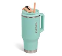 Igloo Thermo Mug - 900 ml Stainless Steel Insulated Travel Mug with Straw, Leak-Proof, Carbonation-Friendly, Green - Keeps Drinks Hot for 12h & Cold for 48h, BPA-Free, Perfect for On-The-Go