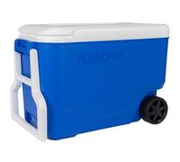 IGLOO Wheelie Cool 38 Roller Cool Box, Blue/White, 36 Litre