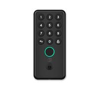 igloohome Deadbolt Go | Fingerprint Smart Lock (Black), Digital Keys, Remote PINs, Apple Watch & Alexa (WiFi Bridge sold separately) - Tested to ANS standards