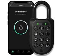 igloohome Smart Padlock 2 SP2, Rechargeable Bluetooth Keyless Lock, IP67 Waterproof Outdoor, PIN Code Access, No WiFi Required, Heavy Duty