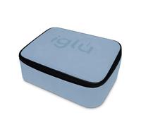 iglu Insulated Lunch Bag | Tote Bag Faux Leather | Lunch Box for Adults and Kids | 5.5L Cool Bag (Tahoe, Arctic Blue)